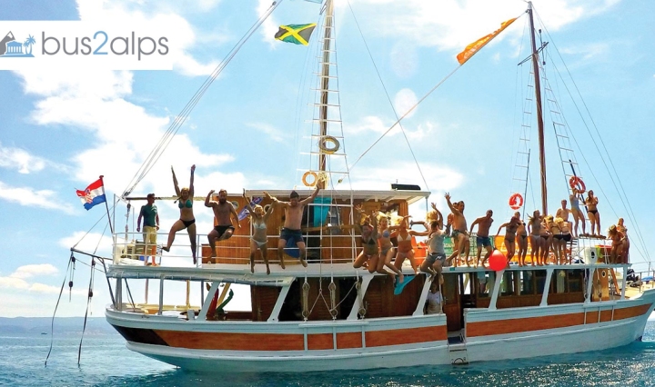 Island Hopping Boat Tour Bus2alps Split Croatia Save $$$ Promo Code CAMPUS