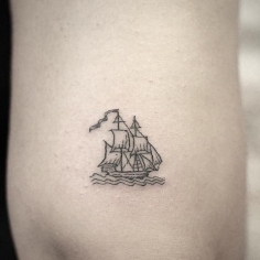 boat tattoo